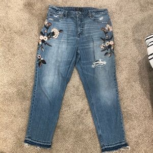 Abercrombie Embroidered Jeans